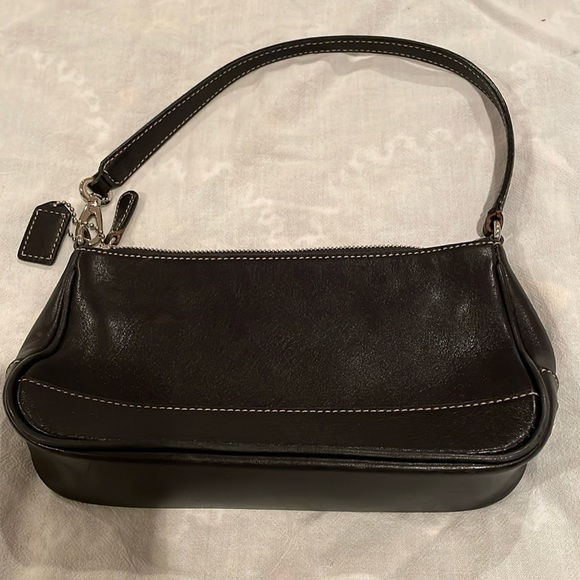Coach Handbags - Coach leather wristlet or  strap bag